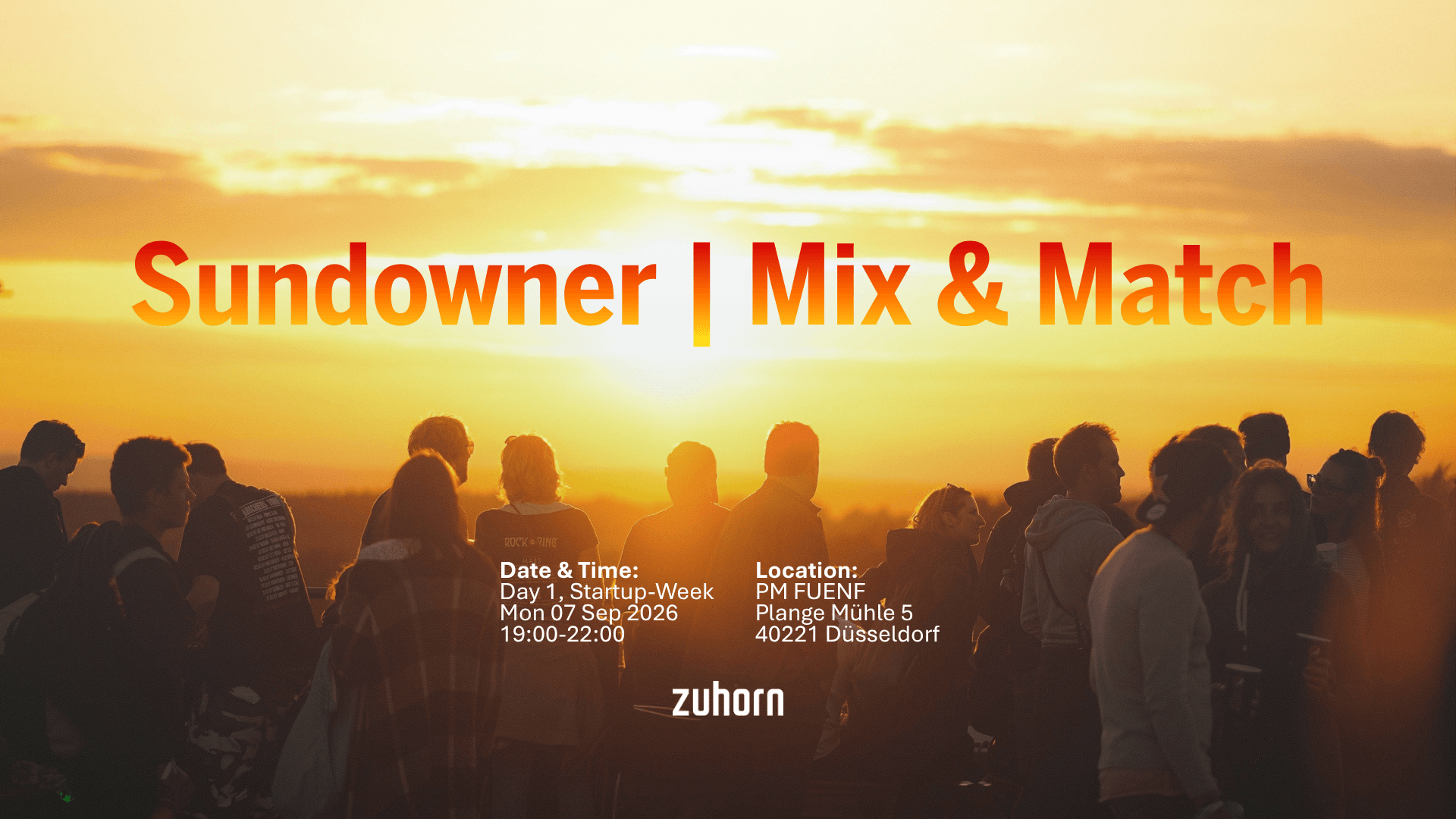 Sundowner | Mix & Match am Medienhafen – zuhorn