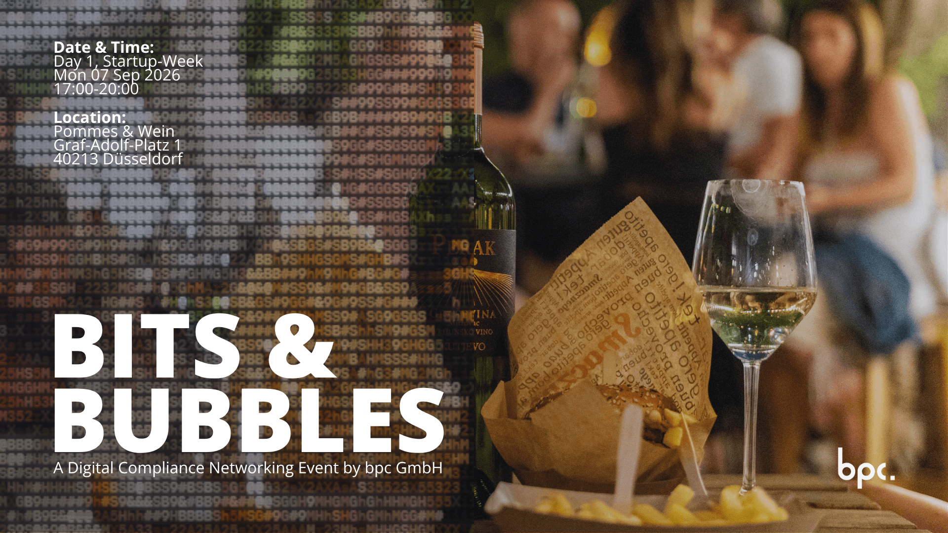Bits & Bubbles – A Digital Compliance Networking Event by bpc GmbH